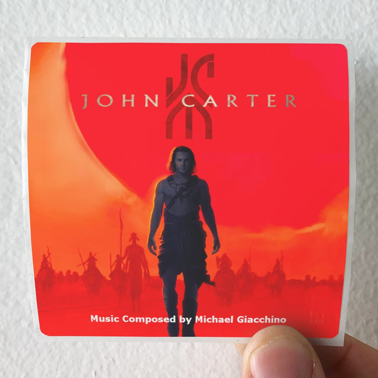 Michael Giacchino John Carter Album Cover Sticker