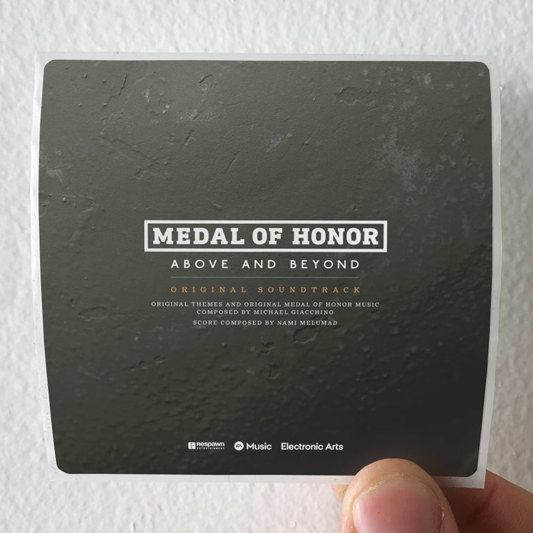Michael Giacchino Medal Of Honor Above And Beyond Album Cover Sticker