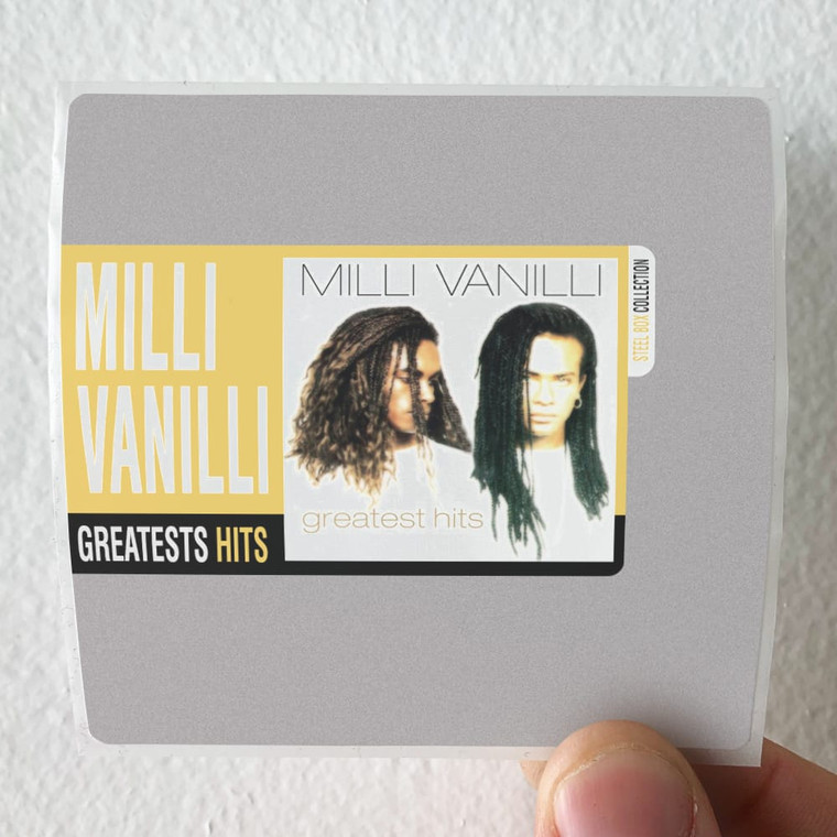Milli Vanilli Greatest Hits Album Cover Sticker