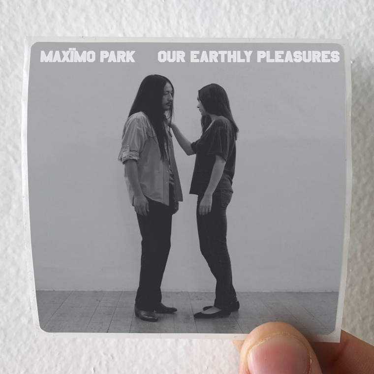 Maximo Park Our Earthly Pleasures Album Cover Sticker