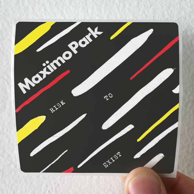 Maximo Park Risk To Exist Album Cover Sticker