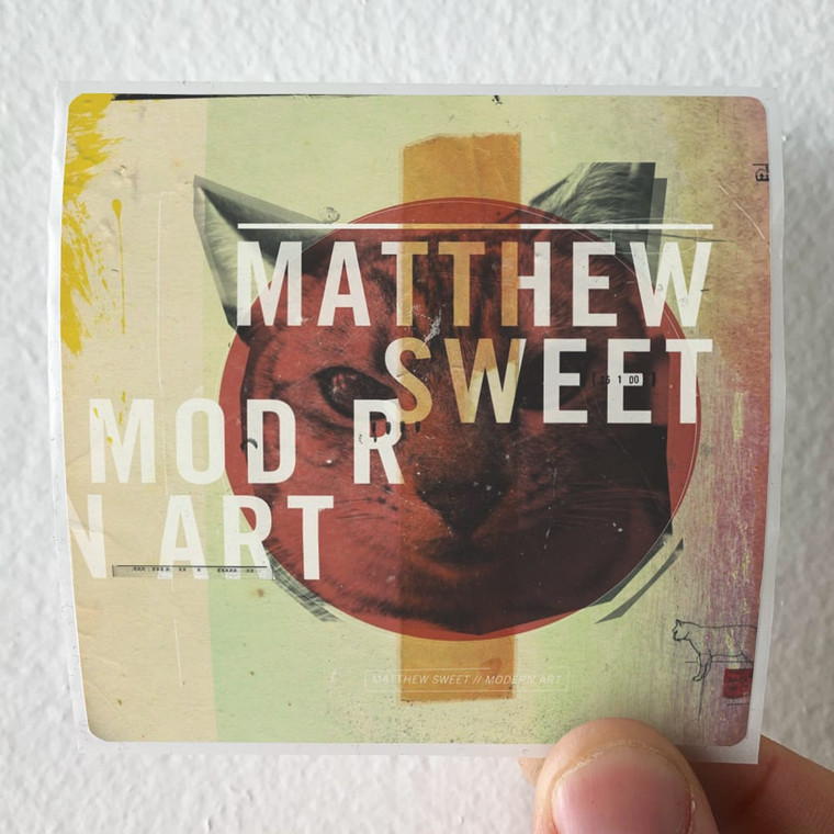 Matthew Sweet Modern Art Album Cover Sticker
