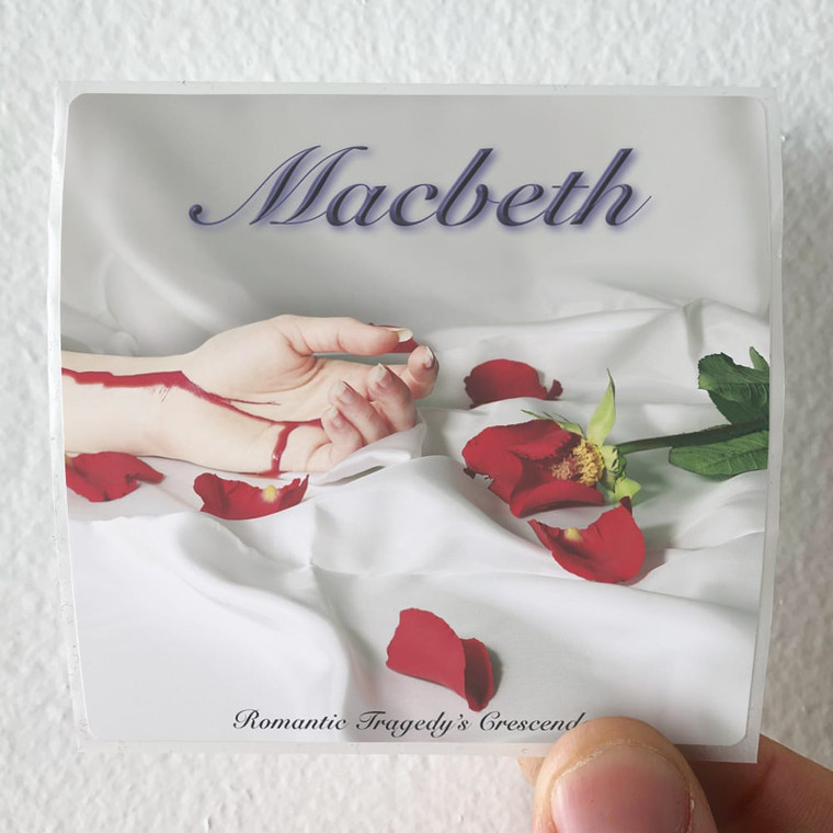 Macbeth Romantic Tragedys Crescendo Album Cover Sticker