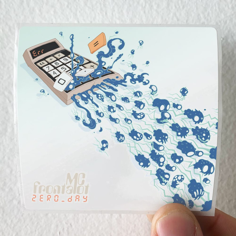 MC Frontalot Zero Day Album Cover Sticker