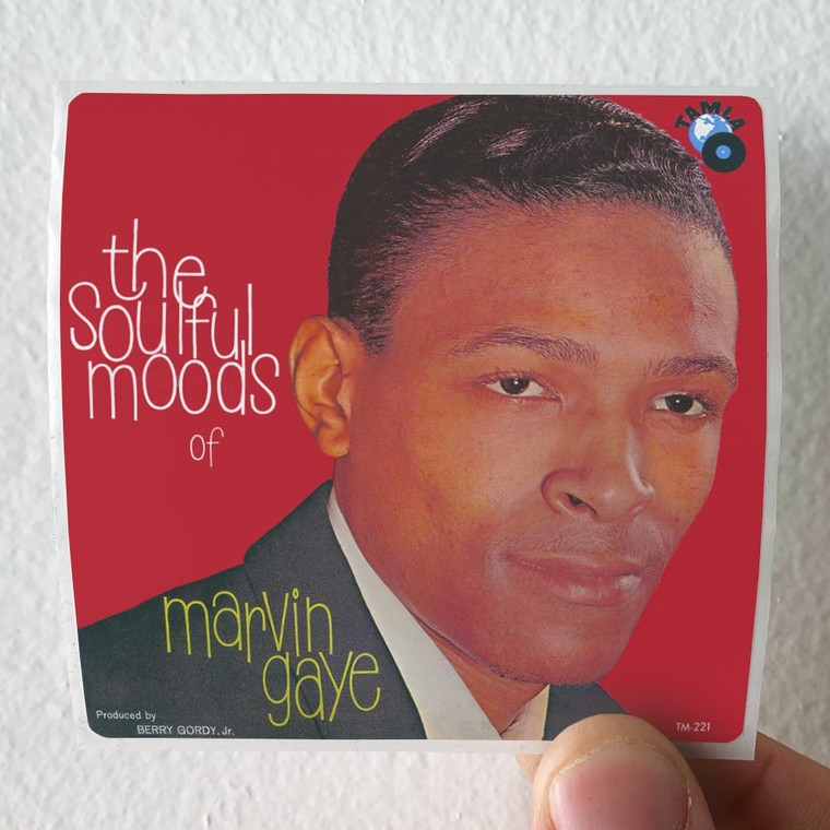 Marvin Gaye The Soulful Moods Of Marvin Gaye 1 Album Cover Sticker