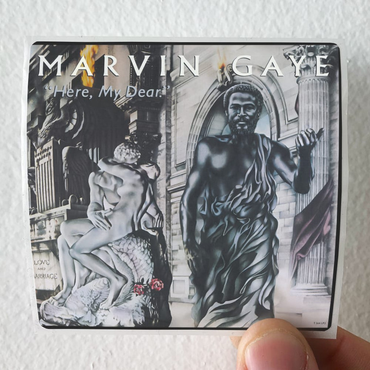 Marvin Gaye Here My Dear 1 Album Cover Sticker