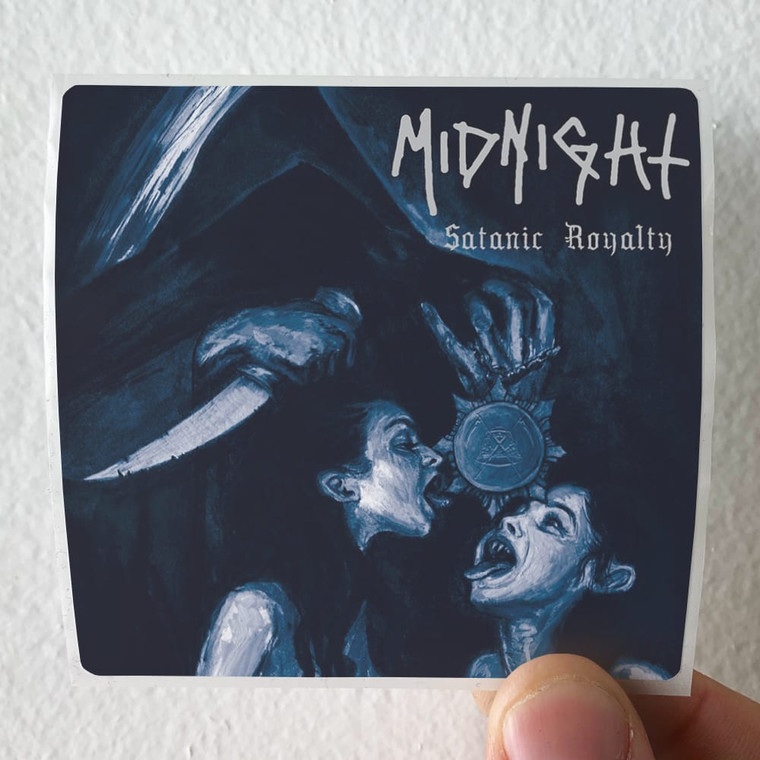 Midnight Satanic Royalty Album Cover Sticker