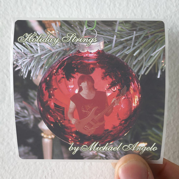 Michael Angelo Batio Holiday Strings Album Cover Sticker
