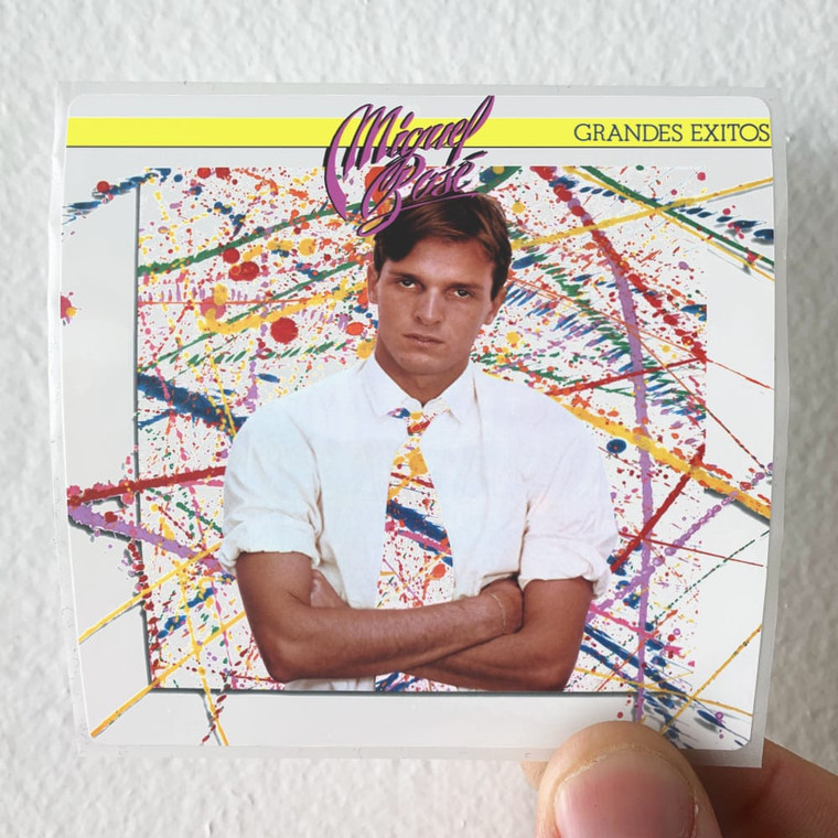 Miguel Bose Grandes Exitos Album Cover Sticker