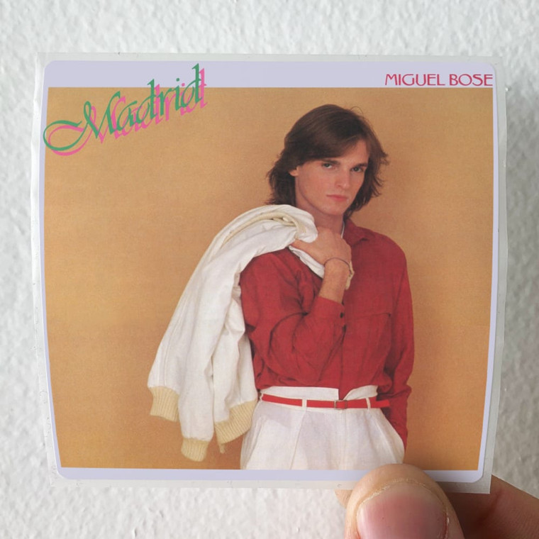 Miguel Bose Madrid Album Cover Sticker