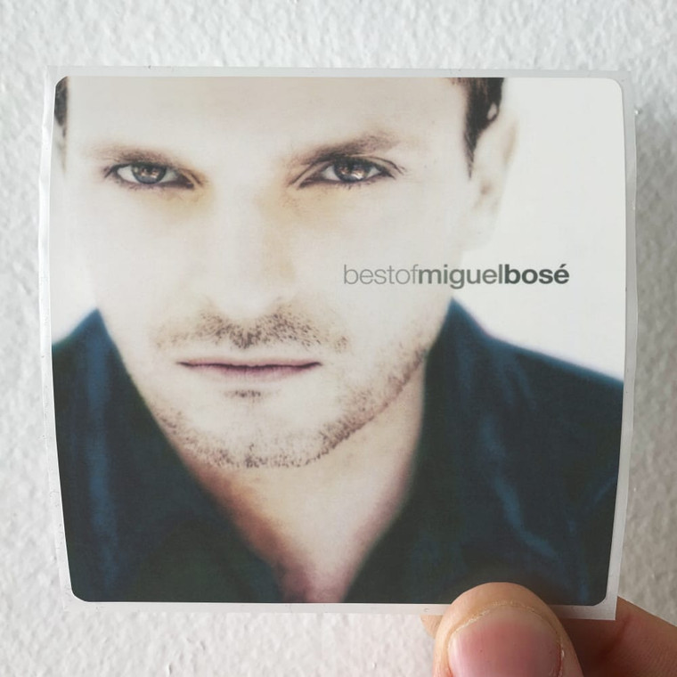 Miguel Bose Best Of Miguel Bos Album Cover Sticker