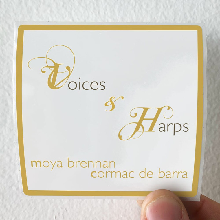 Moya Brennan Voices Harps Album Cover Sticker