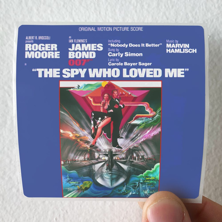 Marvin Hamlisch The Spy Who Loved Me 2 Album Cover Sticker