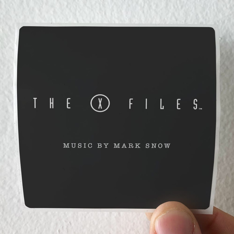Mark Snow The X Files Volume One Album Cover Sticker Mark Snow The X Files Volume One Album Cover Sticker