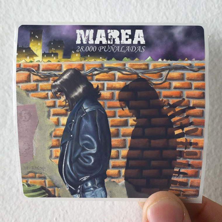 Marea 28000 Pualadas Album Cover Sticker