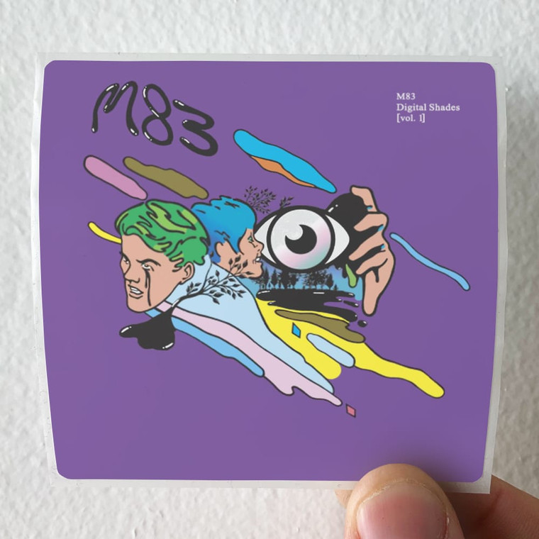 M83 Digital Shades Volume 1 Album Cover Sticker