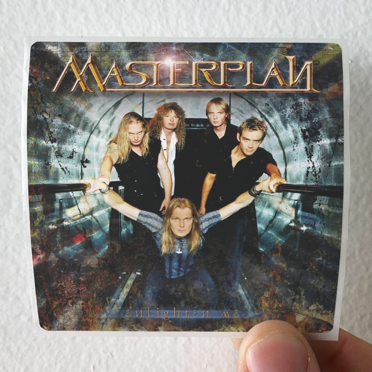 Masterplan Enlighten Me Album Cover Sticker