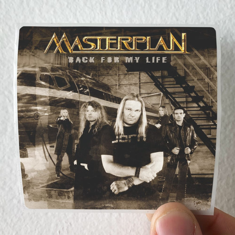 Masterplan Back For My Life Album Cover Sticker