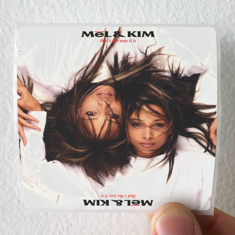 Mel and Kim Thats The Way It Is Album Cover Sticker