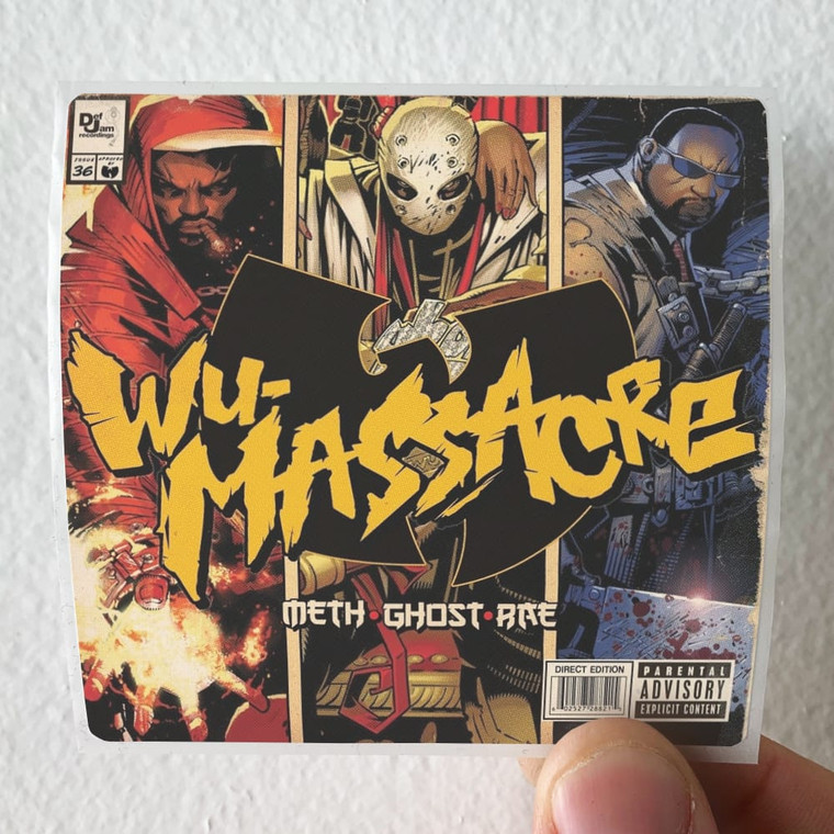 Method Man Wu Massacre 1 Album Cover Sticker