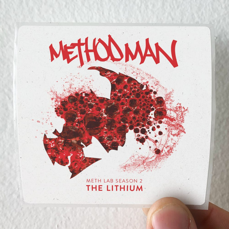 Method Man Meth Lab 2 The Lithium Album Cover Sticker