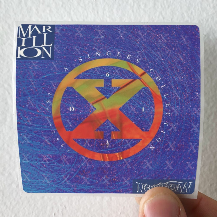 Marillion 1982 1992 A Singles Collection Album Cover Sticker