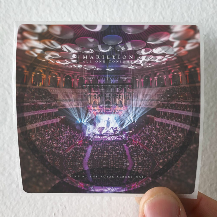 Marillion All One Tonight Live At The Royal Albert Hall Album Cover Sticker