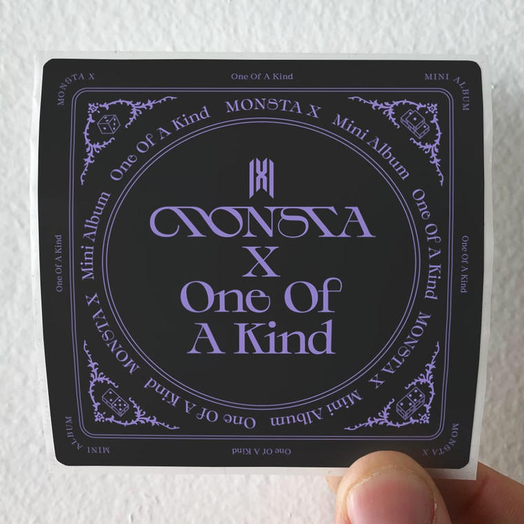 MONSTA X One Of A Kind Album Cover Sticker