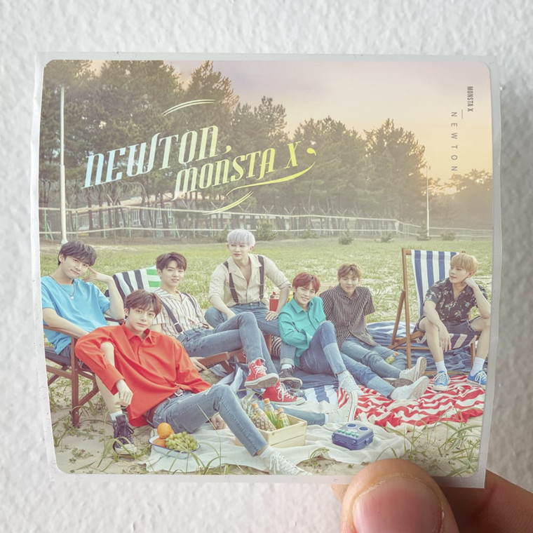 MONSTA X Newton Album Cover Sticker