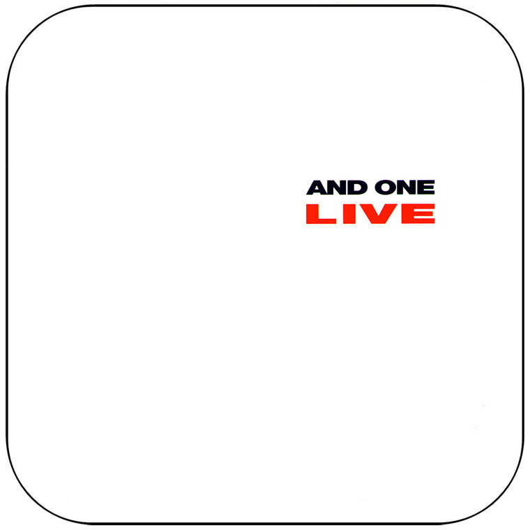And One Live Album Cover Sticker Album Cover Sticker
