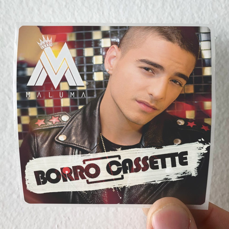 Maluma Borr Cassette Album Cover Sticker