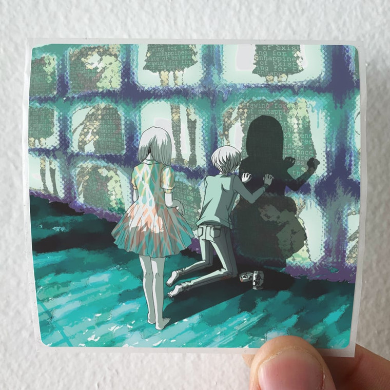 My Dead Girlfriend Underdrawing For Three Forms Of Unhappiness At The State Of Album Cover Sticker