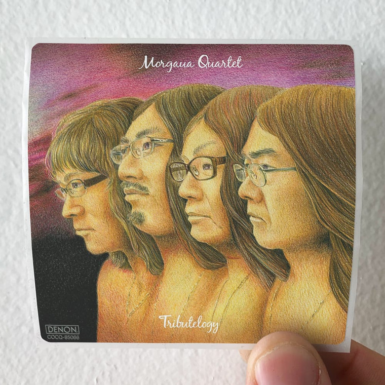 Morgaua Quartet Tributelogy Album Cover Sticker