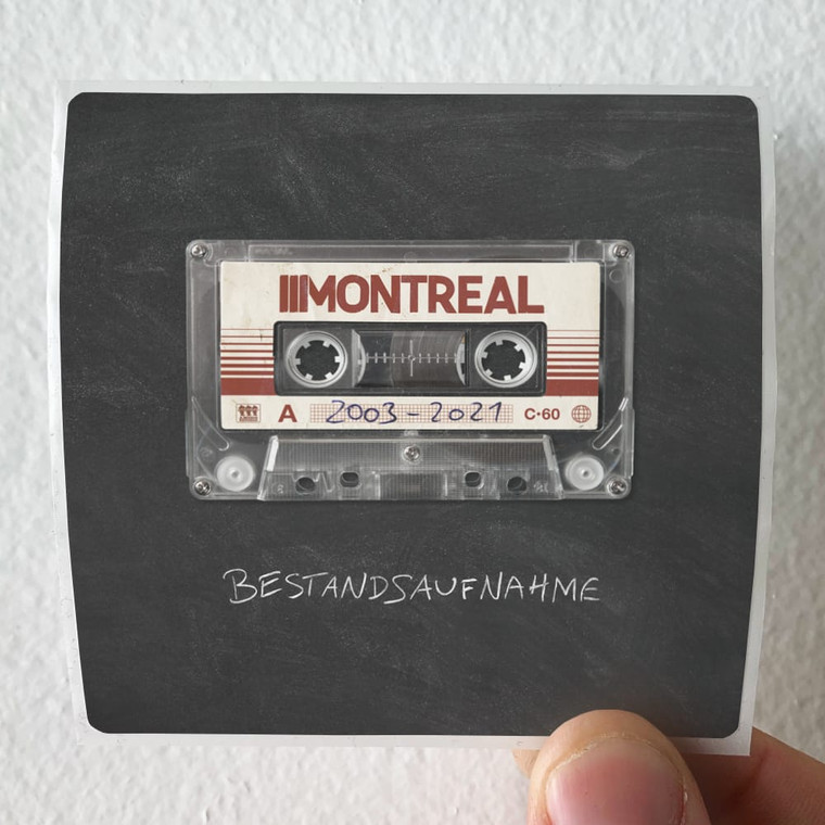 Montreal Bestandsaufnahme 2003 2021 Album Cover Sticker