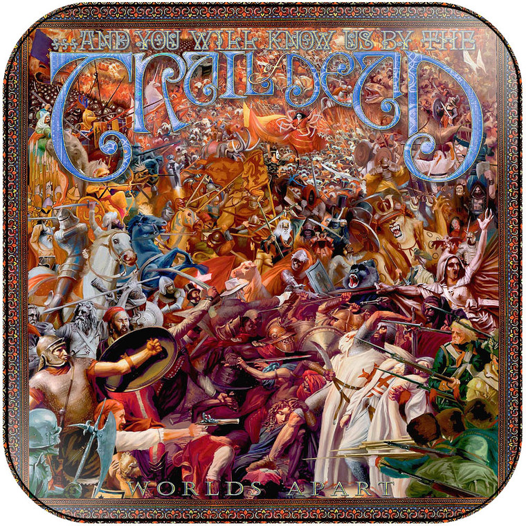 And You Will Know Us by the Trail of Dead Worlds Apart-1 Album Cover Sticker Album Cover Sticker