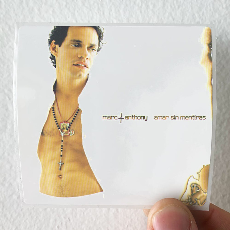 Marc Anthony Amar Sin Mentiras Album Cover Sticker