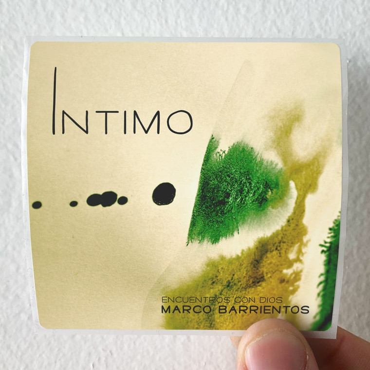 Marco Barrientos Intimo Album Cover Sticker
