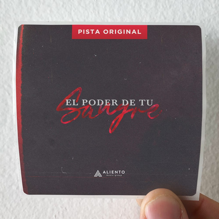 Marco Barrientos El Poder De Tu Sangre 1 Album Cover Sticker