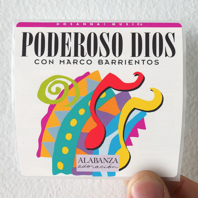 Marco Barrientos Poderoso Dios Album Cover Sticker