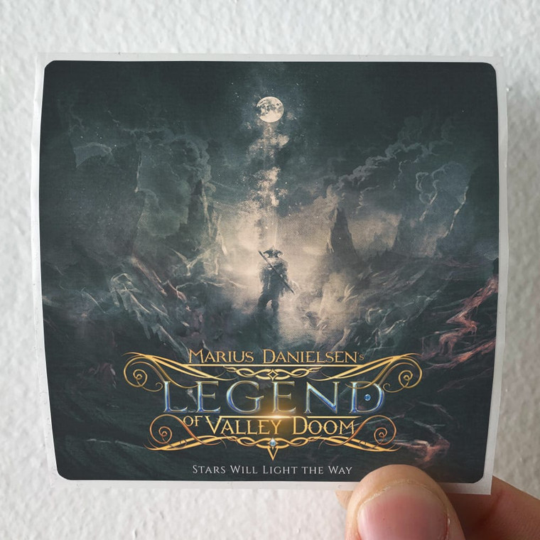 Marius Danielsen Legend of Valley Doom Stars Will Light The Way Album Cover Sticker