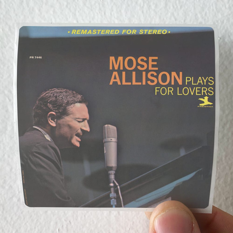 Mose Allison Plays For Lovers Album Cover Sticker
