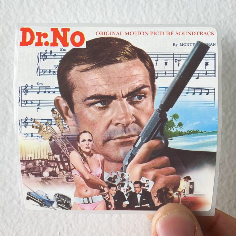 Monty Norman Dr No 3 Album Cover Sticker