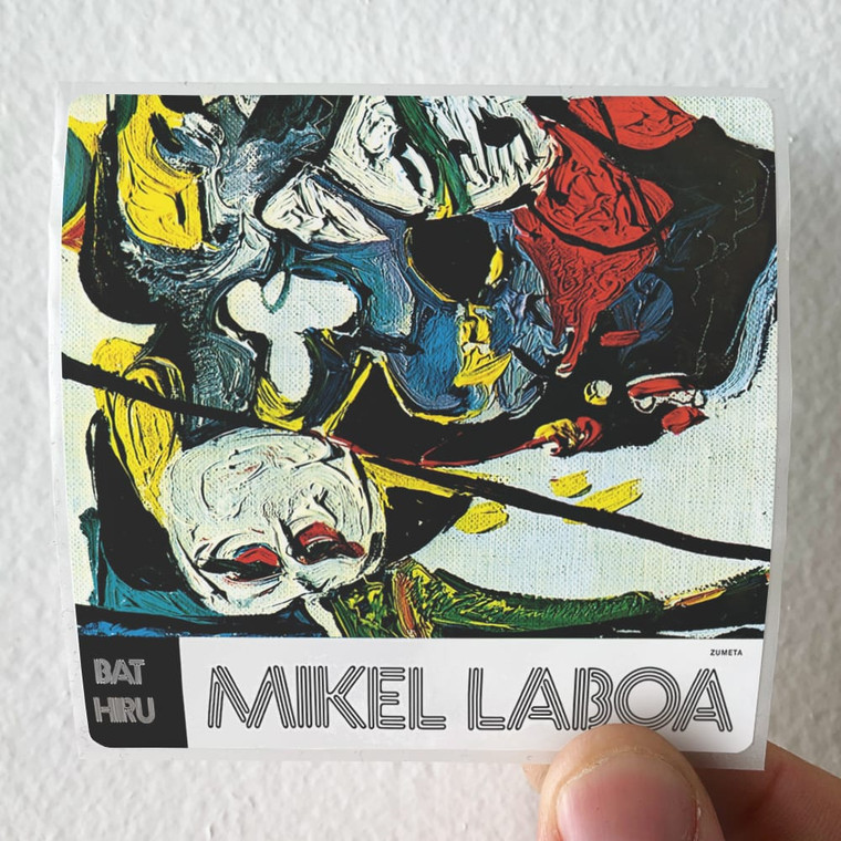 Mikel Laboa Bat Hiru Album Cover Sticker