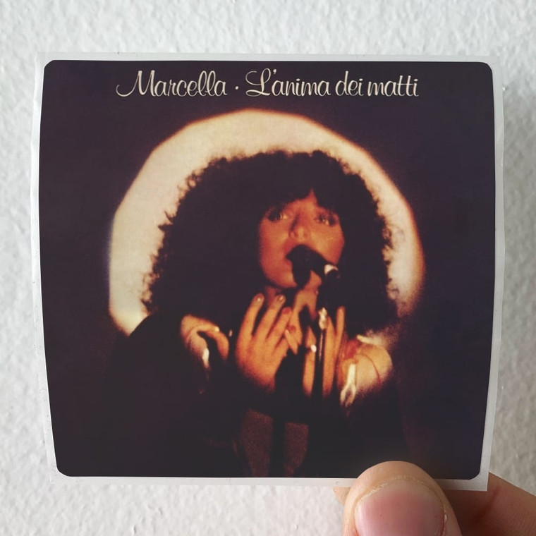 Marcella Bella Lanima Dei Matti Album Cover Sticker