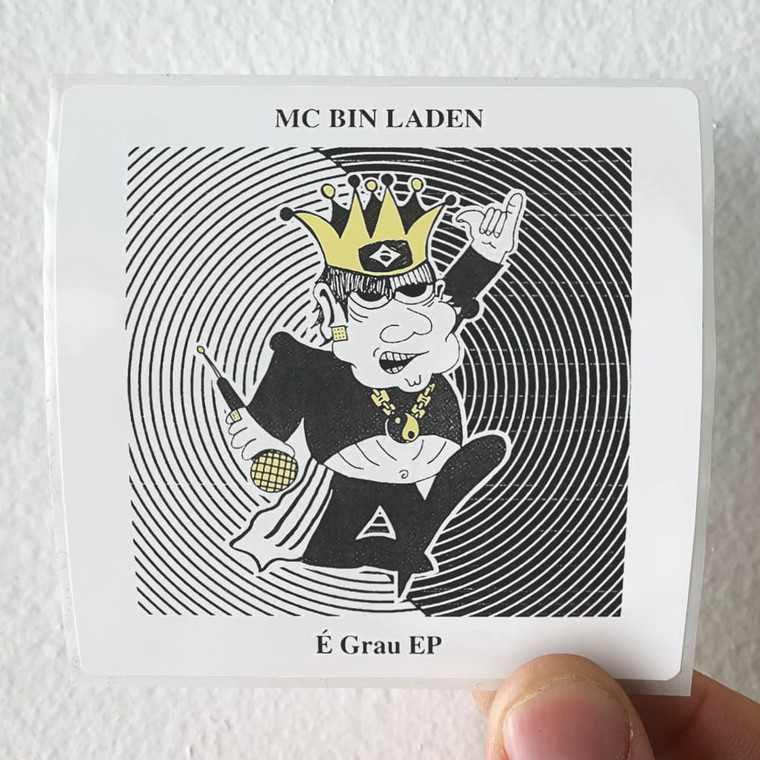 MC Bin Laden  Grau Album Cover Sticker