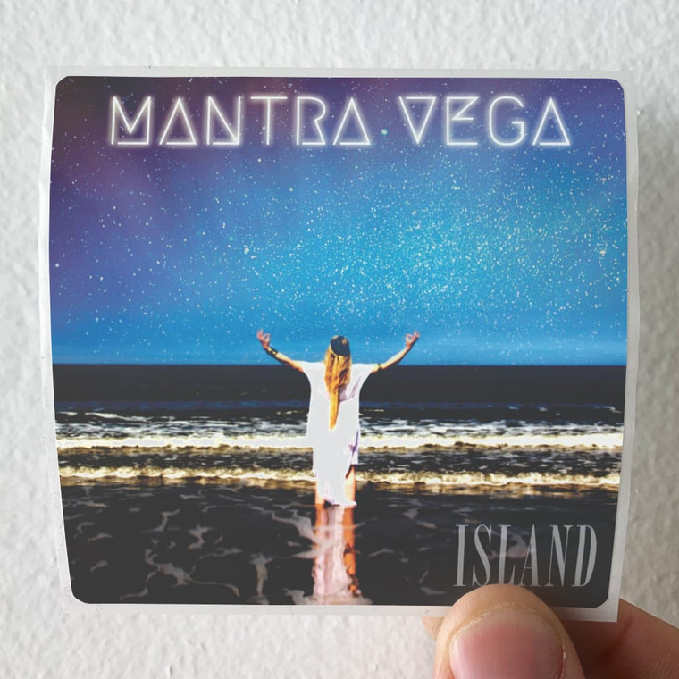 Mantra Vega Island Album Cover Sticker