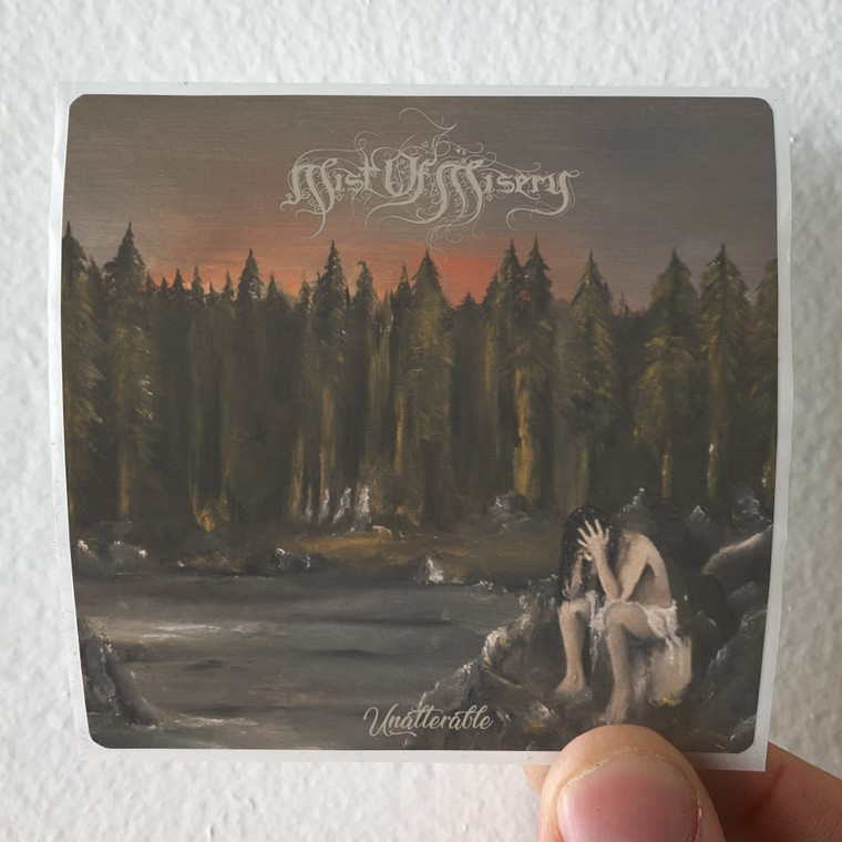 Mist of Misery Unalterable Album Cover Sticker