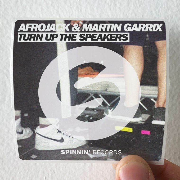 Martin Garrix Turn Up The Speakers Album Cover Sticker