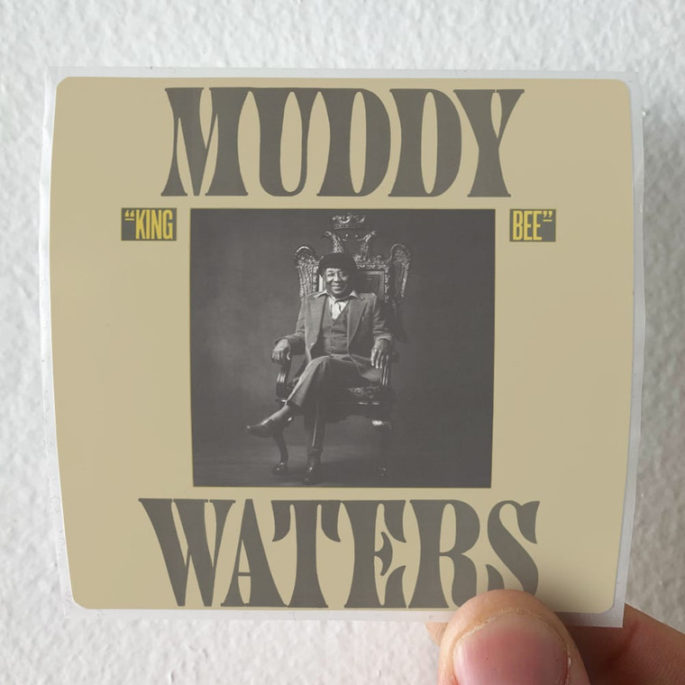 Muddy Waters King Bee Album Cover Sticker