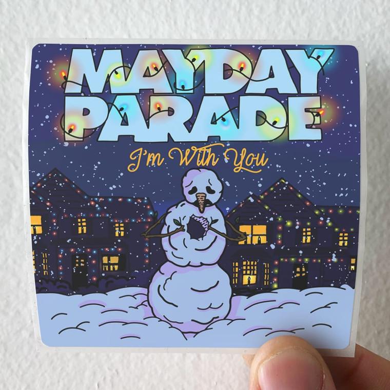 Mayday Parade Im With You Album Cover Sticker